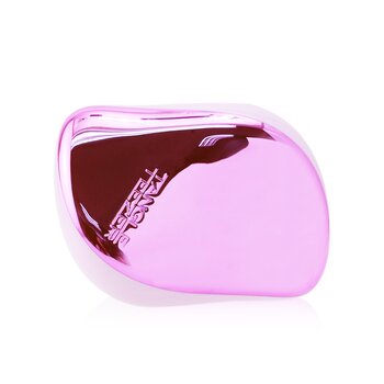 Tangle Teezer Compact Styler On-The-Go Cepillo de Cabello Desenredante - # Baby Pink Chrome