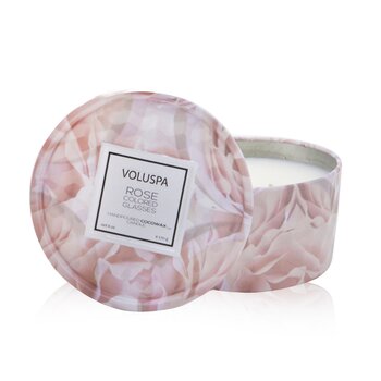 Voluspa Vela de Estaño En Relieve - Rose Colored Glasses