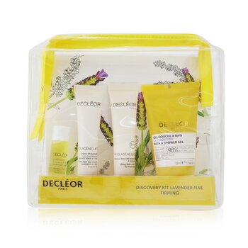 Kit Lavende Fine Firming Discovery: Aceite Suero 5ml + Crema de Día 15ml + Flash Mascarilla 15ml + Gel de Baño & Ducha 50ml