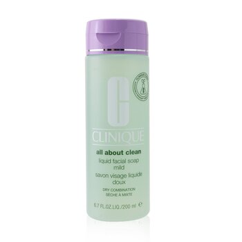 Clinique All About Clean Jabón Facial Líquido Suave - Piel Seca Mixta(Random Packaging)