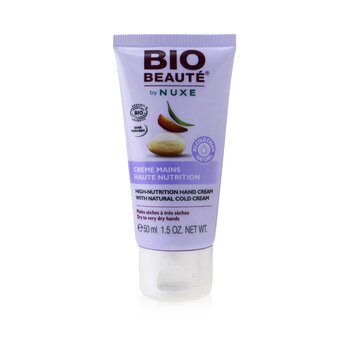 Nuxe Bio Beaute By Nuxe Crema de Manos de Alta Nutrición Con Crema Fria Natural (Para Manos Secas a Muy Secas)