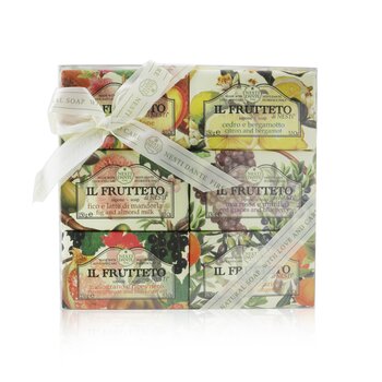 Nesti Dante Il Frutteto Jabón Set de Regalo (#Peach & Lemon, #Citron & Bergamot, #Fig & Almond Milk, #Red Grapes & Blueberry, #Pomegranate & Blackcurrant, #Olive Oil & Tangerine