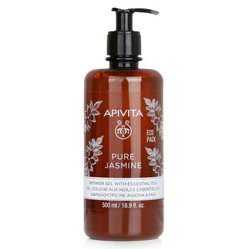 Apivita Pure Jasmine Gel de Ducha con Aceites Esenciales - Ecopack