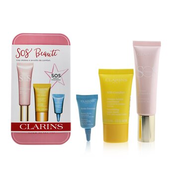 Set SOS Beaute (1x Primer 30ml + 1x Mascarilla 15ml + 1x Bálsamo de Labios 3ml) - 01 Rose