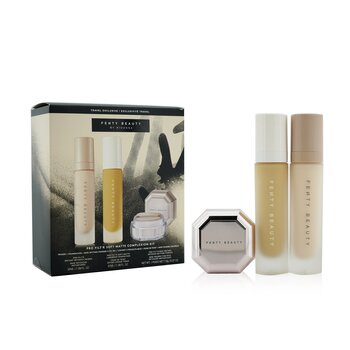 Fenty Beauty by Rihanna Kit Pro FiltR Complejo Mate Suave: Base 32ml + Primer 32ml + Polvo Establecedor de Retoque Instantáneo 7.8g - #190