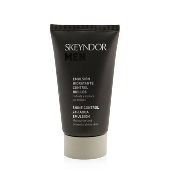 SKEYNDOR Control de Brillo de Hombre 24H Aqua Emulsión - Hidrata & Previene Piel Brillante (Para Normalizar Pieles Mixtas & Grasas)