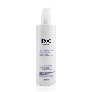 ROC Leche Removedora de Maquillaje Multi-Acción - Remueve el Maquillaje A Prueba ded Agua (Todo Tipo de Piel, Incluso la Piel Sensible)
