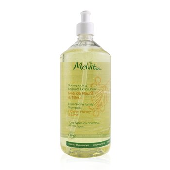 Melvita Champú de Familia Extra Suave (Para Todo Tipo de Cabello)