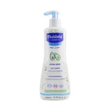 Mustela Hydra-Bebe Loción Corporal Con Aguacate Orgánico - Piel Normal