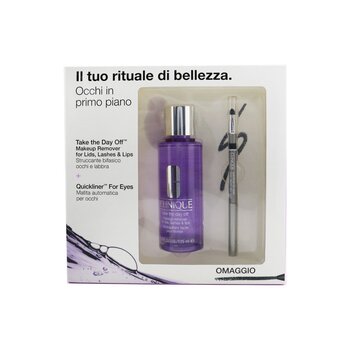 Clinique Set Clinique Eyes In The Foreground: Take The Day Off Removedor de Maquillaje 125ml + Delineador de Ojos 0.3g