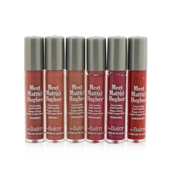 TheBalm Kit Meet Matt(e) Hughes 6 Mini Pintalabios Líquidos de Larga Duración - Vol. 14