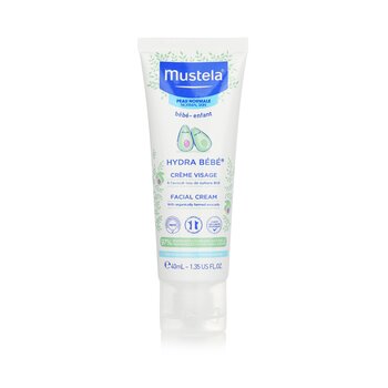 Mustela Hydra-Bebe Crema Facial Con Aguacate Orgánico - Piel Normal