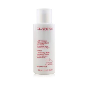 Clarins Leche Limpiadora Aterciopelada con Extractos de Genciana Alpina Dorada & Bálsamo de Limón