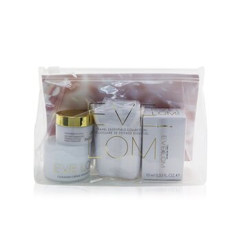 Eve Lom Colección Esenciales de Viaje: Limpiador 20ml + Crema de Hidratación 8ml + Time Retreat Radiance Esencia 10ml + Toalla