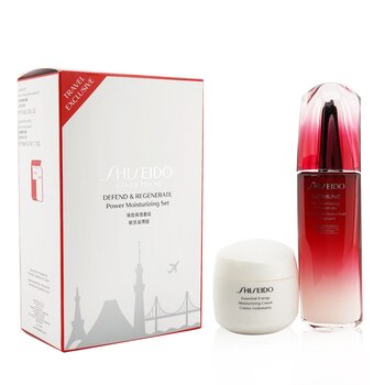 Shiseido Set Defend & Regenerate Power Moisturizing: Ultimune Concentrado N Infundidor de Poder 100ml + Essential Energy Crema Hidratante 50 ml
