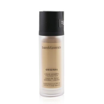 Bare Escentuals Base Mineral Líquida Original SPF 20 - # 12 Medium Beige (Para Piel Clara Neutral Con Un Tono Melocotón)