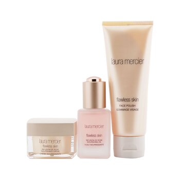 Infusion De Rose Nourishing Collection: 1x Flawless Skin Infusion De Rose Aceite Nutritivo- 30ml/1oz + 1x Flawless Skin Infusion De Rose Crema Nutritiva - 30g/1oz + 1x Flawless Skin Pulido Facial - 100g/3.4oz