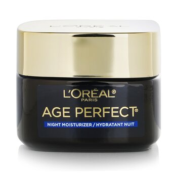 LOreal Age Perfect Cell Renewal - Crema de Noche Hidratante Renovadora de Piel - Para Piel Madura, Opaca