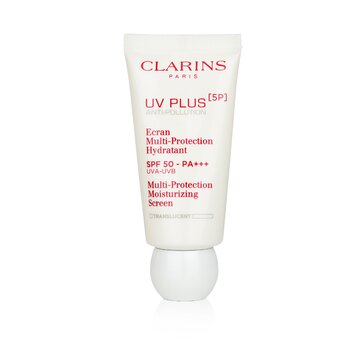 Clarins UV Plus [5P] Protector Solar Hidratante Multi-Protección Anti-Polución SPF 50 - Translucent