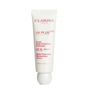 Clarins UV Plus [5P] Protector Solar Hidratante Multi-Protección Anti-Polución SPF 50 - Translucent