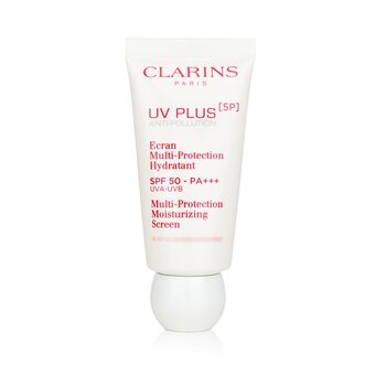 Clarins UV Plus [5P] Protector Solar Hidratante Multi-Protección Anti-Polución SPF 50 - Rose