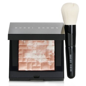 Bobbi Brown Set Polvo Iluminante (1x Polvo Iluminante + 1x Mini Brocha Facial) - #Pink Glow