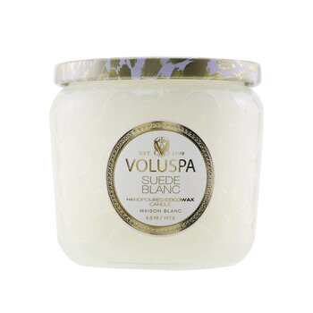 Voluspa Petite Jar Vela - Suede Blanc