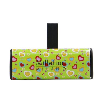 Millefiori Icon Cuori & Fiori Ambientador de Carro - White Mint & Tonka