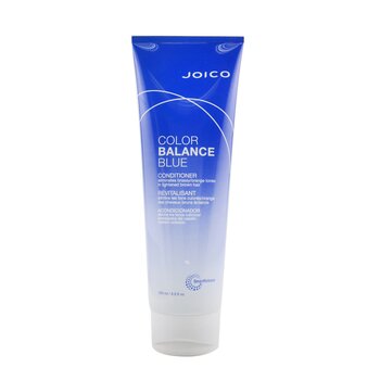 Joico Color Balance Blue Acondicionador (Elimina Tonos Cobrizos/Naranjas en Cabello Café Aclarado)