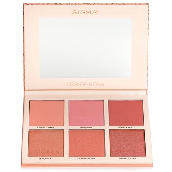 Sigma Beauty Paleta Cor De Rosa de Rubor (6x Rubores)