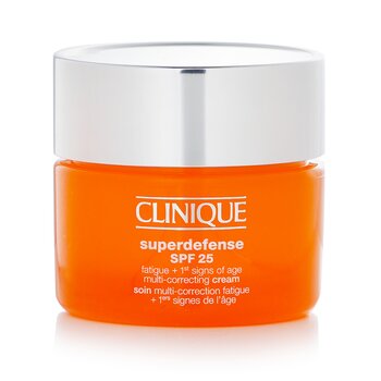 Clinique Superdefense SPF 25 Crema Multi Correctora 1ros Signos de Envejecimiento + Fatiga - Piel Seca a Seca Mixta