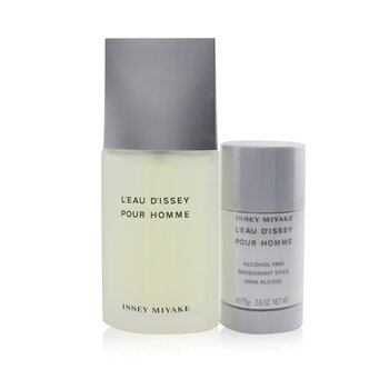 L'Eau D'Issey Pour Homme Coffret: Eau De Toilette Spray 75ml/2.5oz + Desodorante en Barra 75g/2.6oz