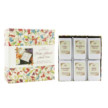 Set Floral Notes Jabón: (Lilac + BushRose + Tuborose + Lavender+ Waterlily + Musk)