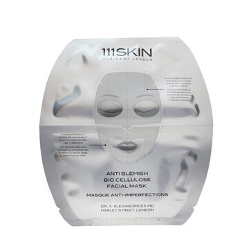 111Skin Anti Blemish Bio Cellulose Mascarilla Facial (Mascarilla Superior e Inferior Para el Rostro)