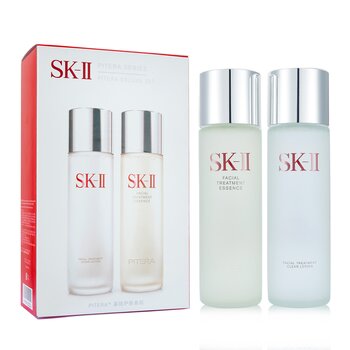 SK II Pitera Set de Lujo: Loción Aclarante Tratamiento Facial 230ml + Esencia Tratamiento Facial 230ml