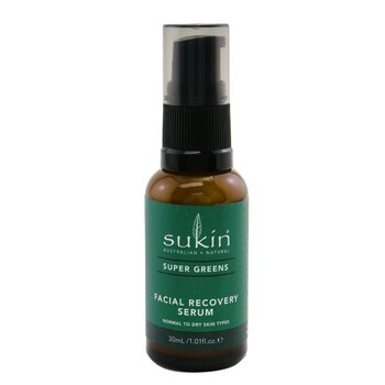 Sukin Super Greens Suero Recuperación Facial (Piel Normal a Seca)