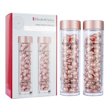 Elizabeth Arden Ceramide Retinol Capsules - Suero de Noche Borrador de Líneas Dúo