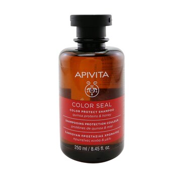 Apivita Champú Color Seal Color Protect con proteínas de quinoa y miel (para cabello teñido)