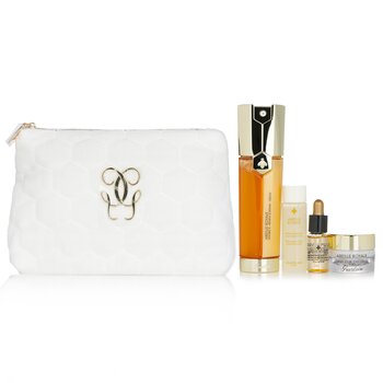 Abeille Royale Age-Defying Programme: Serum 50ml + Fortifying Lotion 15ml + Youth Watery Oil 5ml + Day Cream 7ml + bag