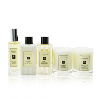 Jo Malone House Of Jo Malone Coffret: Lime Basil & Mandarin Cologne Spray + Peony & Blush Suede Body & Jabón de Manos + Blackberry Bay Body & Loción de Manos + English Pear & Freesia Scented Candle + Pomegranate Noir Scented Candle