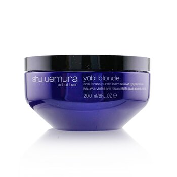 Yubi Blonde Anti-Brass Purple Balm (Hair Mask) - Bleached, Highlighted Blondes