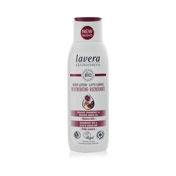 Body Lotion (Regenerating) - With Organic Cranberry & Organic Argan Oil - For Mature Skin