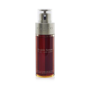 Clarins Doble Suero (Sistema Hídrico + Lipídico) Concentrado Control de Edad Completo