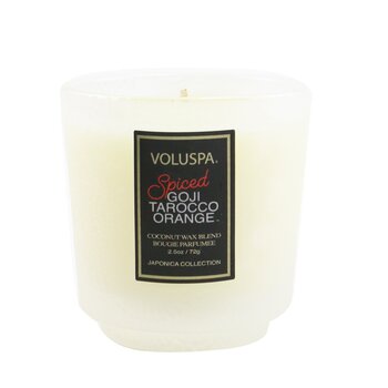 Petite Pedestal Candle - Spiced Goji Tarocco Orange