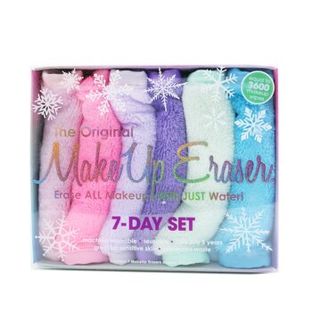 MakeUp Eraser 7 Day Set (7x Mini MakeUp Eraser Cloth) - #Let It Snow
