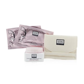 Rising Star Travel Set: Hydra-Therapy Memory Gel Sleep Mask 15ml+ 2x Multi-Task Serum Eye Mask 2 patches+ Gua Sha Tool+ Bag