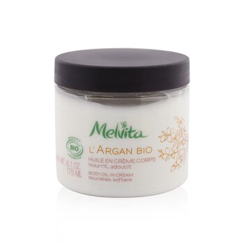 Melvita LArgan Bio Body Oil In Cream - Nourishes & Softens