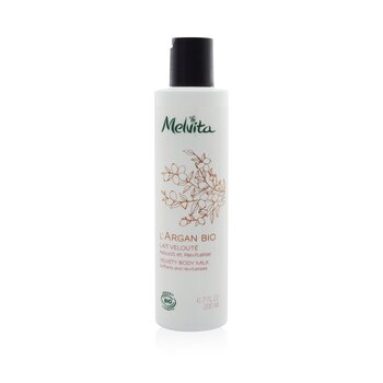 Melvita Leche Corporal Terciopelo LArgan Bio - Suaviza y Revitaliza