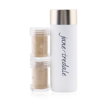 Jane Iredale Amazing Base Loose Mineral Powder SPF 20 Refillable Brush (1x Brush, 2x Refills) - Suntan