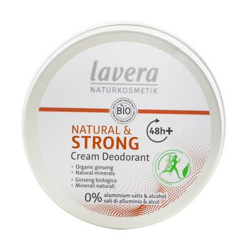 Natural & Strong Cream Deodorant- With Organic Ginseng